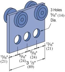 Hi Flame4 Wheel Trolley Assembly, Four Bearing Trolley Assembly for Taller Strut Channel or All 1-5/8" Channel (Pack of 2) - Image 3