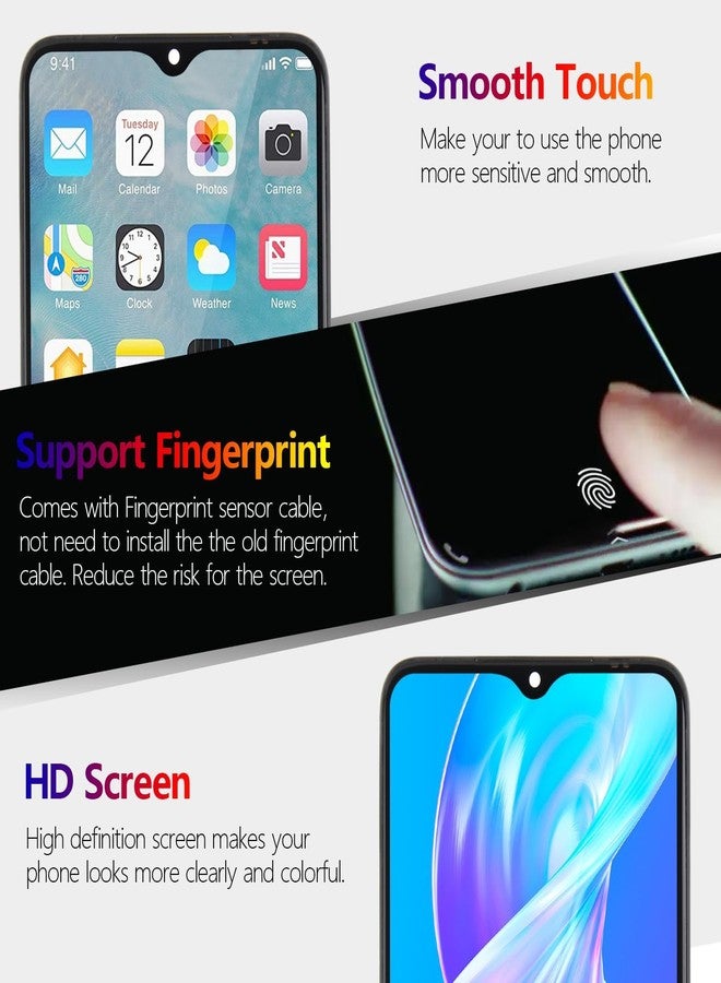 شاشة OLED بديلة لهاتف سامسونج جالاكسي S21 5G، شاشة LCD تعمل باللمس، مجموعة محول رقمي لهاتف سامسونج S21 5G G991 SM-G991U SM-G991B مع أدوات (تدعم بصمة الإصبع، إطار أسود) - Image 4
