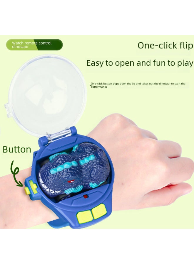 مشاهدة لعبة التحكم عن بعد ديناصور سيارة سبيكة مقاومة للسقوط Tyrannosaurus Rex 3-6 سنوات من العمر الأولاد والبنات الأطفال بالجملة-نسبة: مشاهدة سيارة ديناصور سبيكة التحكم عن بعد 【شحن USB】 رمادي - Image 2