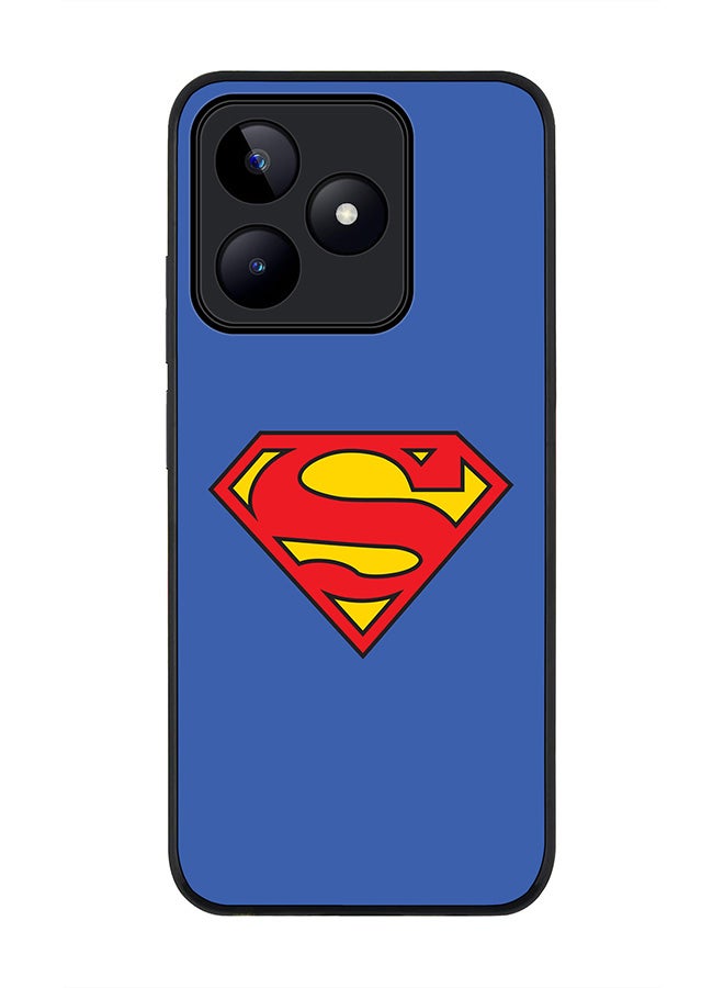 Stylizedd Rugged Black edge case for Realme C51 / Realme Note 50 4G, Slim fit Case Flexible Anti Drop TPU Gel Thin Cover - The Super - Image 1