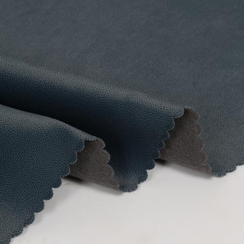 KINGLY Premium Velvet Sofa Cover for L Shape (3+3, 6 Seater) | Full Coverage, Anti-Skid | 175 cm x 66 cm x 2 pc| VelSoft Admiral Blue | Washable Sofa Protector Mat for Home Use - Image 5