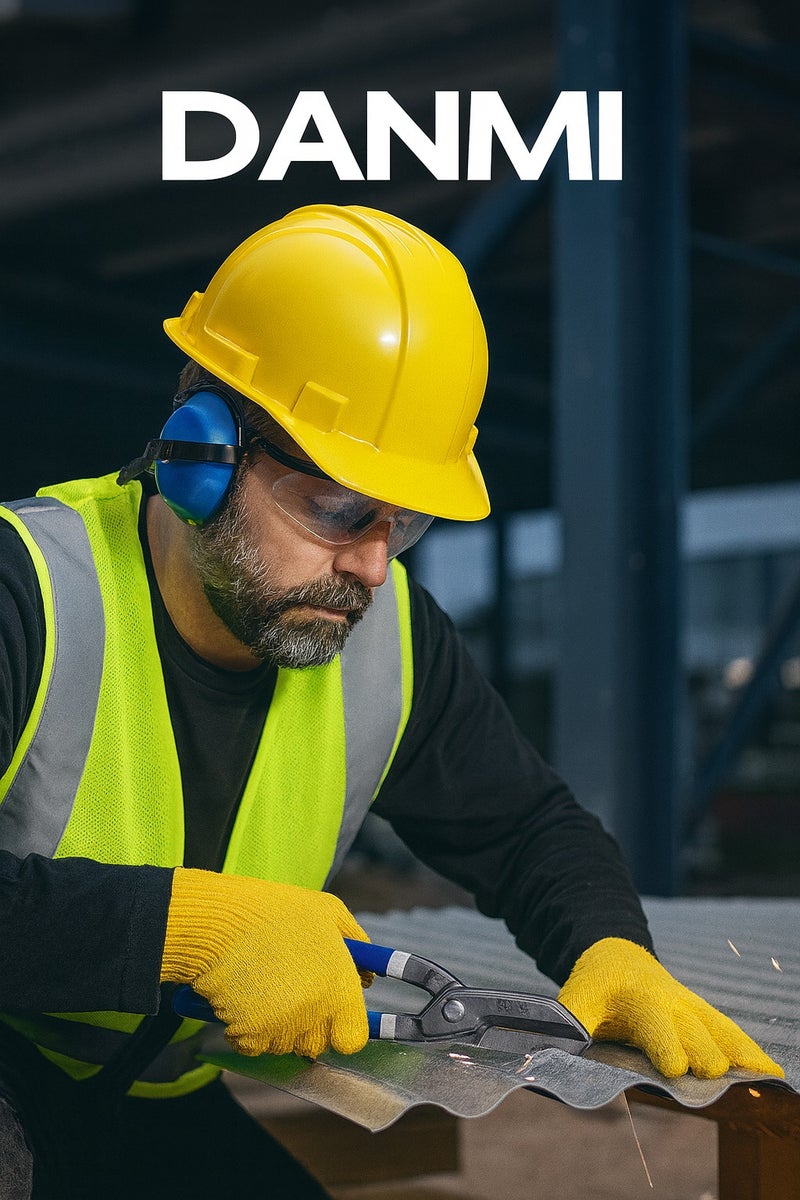 DANMI Tin Snip, Model ART:210210 – 10" (250 mm) Straight Blades with Non-Slip Handles – Industrial Use - Image 2