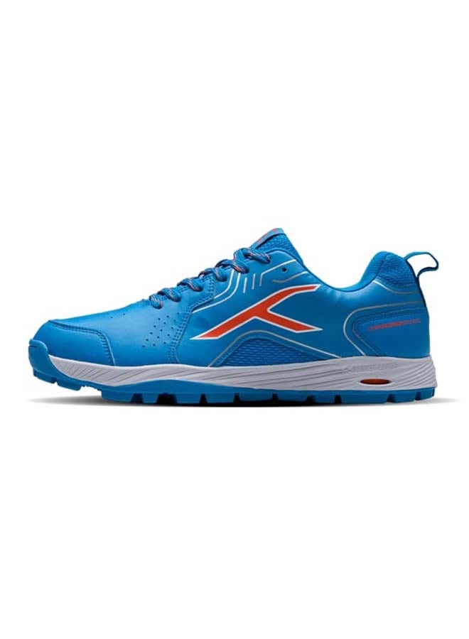 HUNDRED PitchForce Cricket Shoes - Blue/Orange/White - Image 1