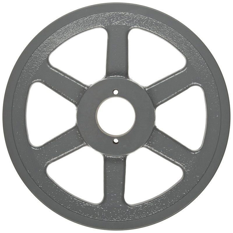 TB Woods BK120 FHP QT Bushed V-Belt Sheave, B Belt Section, 1 Groove, QT Bushing required, Cast Iron, 11.75" OD, 2130 max rpm - Image 2
