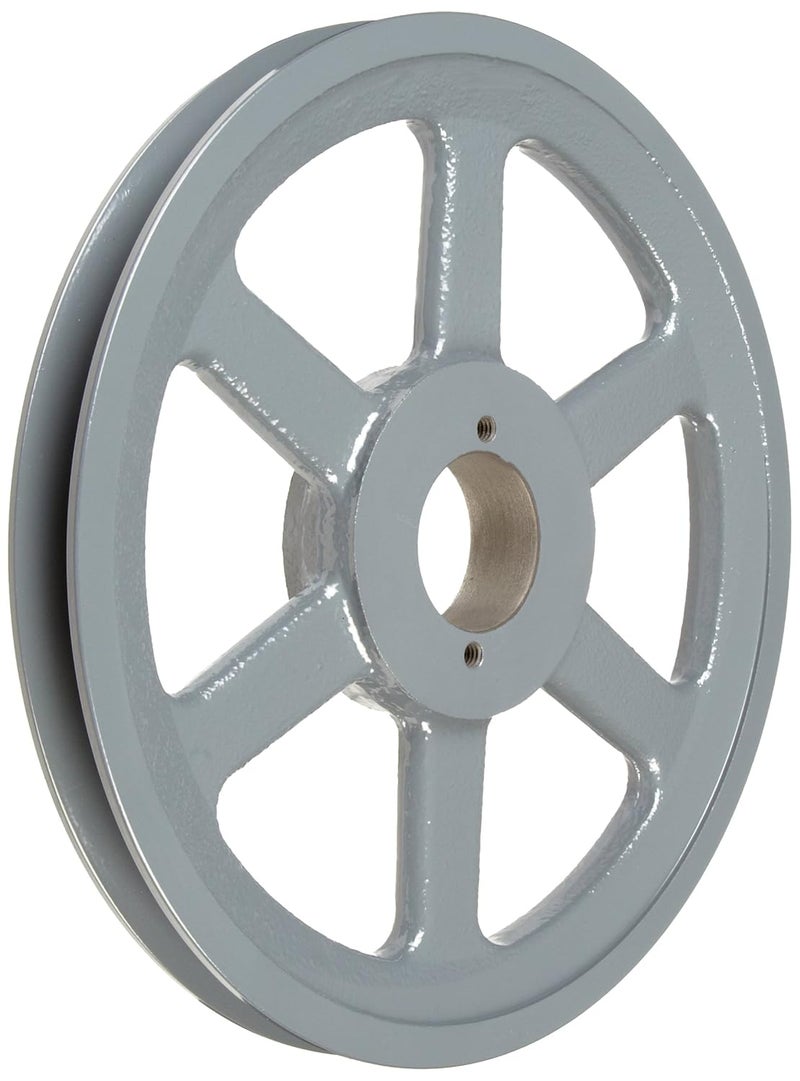 TB Woods BK120 FHP QT Bushed V-Belt Sheave, B Belt Section, 1 Groove, QT Bushing required, Cast Iron, 11.75" OD, 2130 max rpm - Image 1