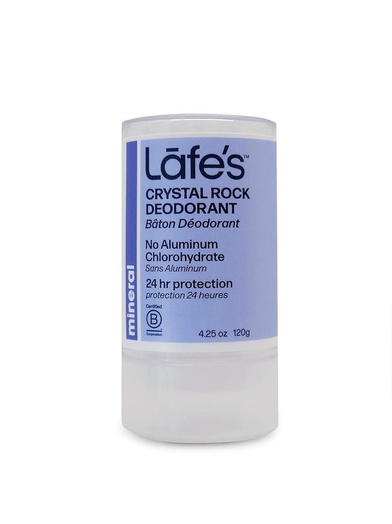 Lafe's Natural Deodorant | Unscented Crystal Mineral Rock Natural Deodorant | 4.25 Ounce