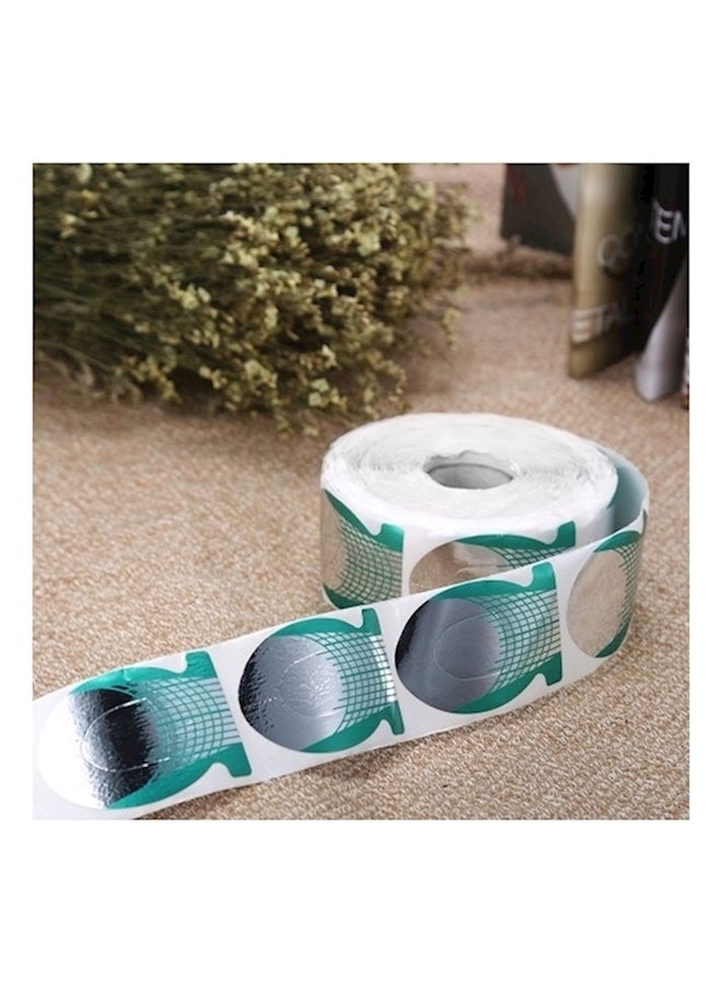 500-Piece Nail Form Sticker Green - Image 2