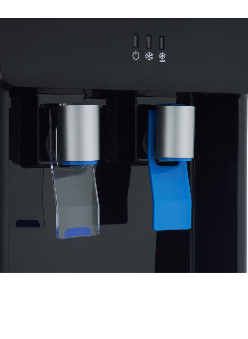 Fresh water cooler, 2 taps, cold and lukewarm, white/petrol color, modern design - Image 5