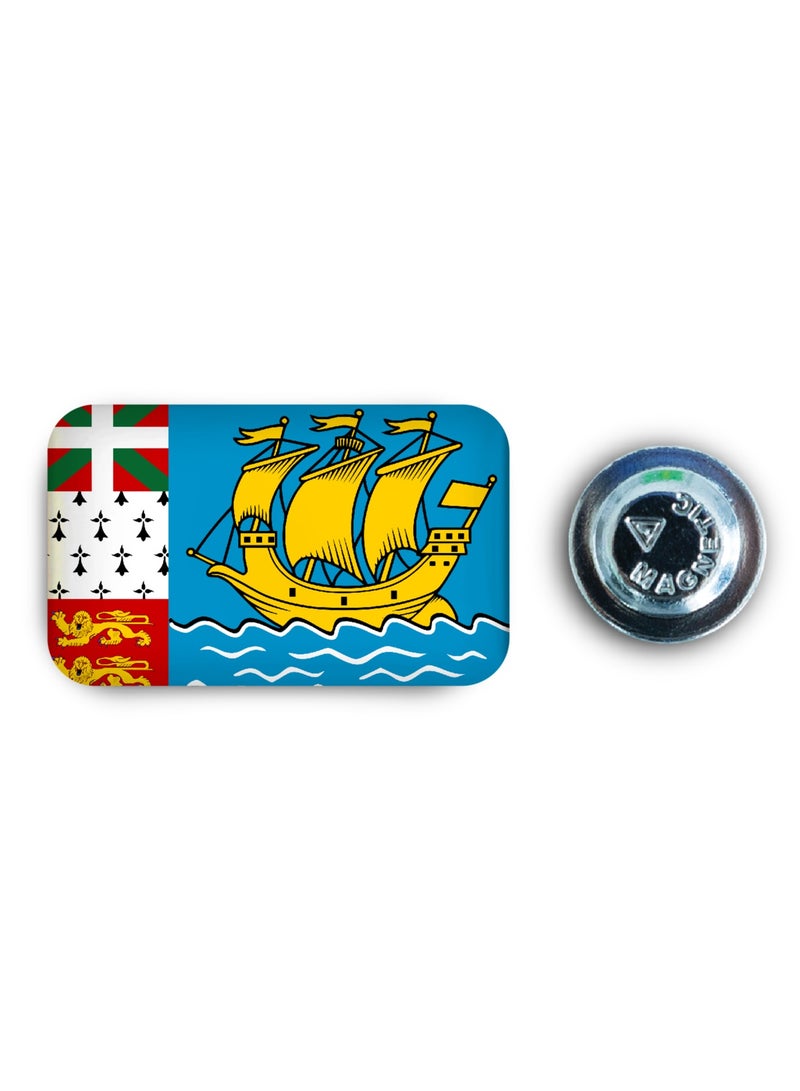 971ميديا شارة مغناطيسية بتصميم علم سانت بيير - Image 1