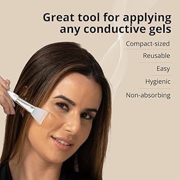 Myolift Silicon Brush Facial Mask Applicator for Skincare Reusable AntiAging Tool Soft Durable for Gels DIY Masks EasytoClean Pack of 3 - Image 2