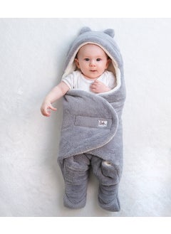 Owli Baby Winter Outer Swaddle Blanket 0-6 Months Gray  - Image 2