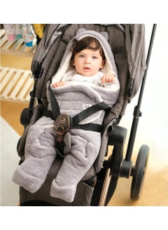 Owli Baby Winter Outer Swaddle Blanket 0-6 Months Gray  - Image 3