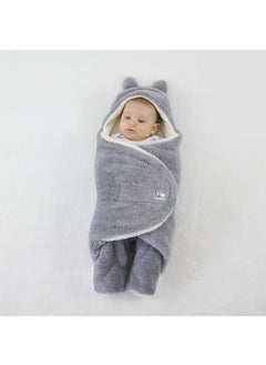 Owli Baby Winter Outer Swaddle Blanket 0-6 Months Gray  - Image 5