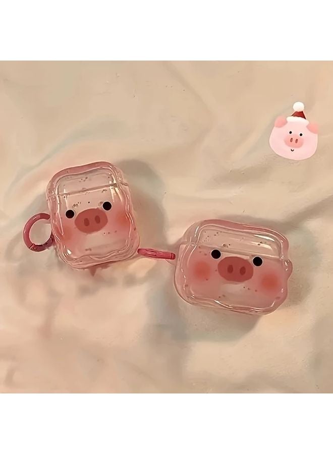 Transparent Cute Pig Face Soft Case for Apple Airpods Pro 2 Protective Cover - Image 2