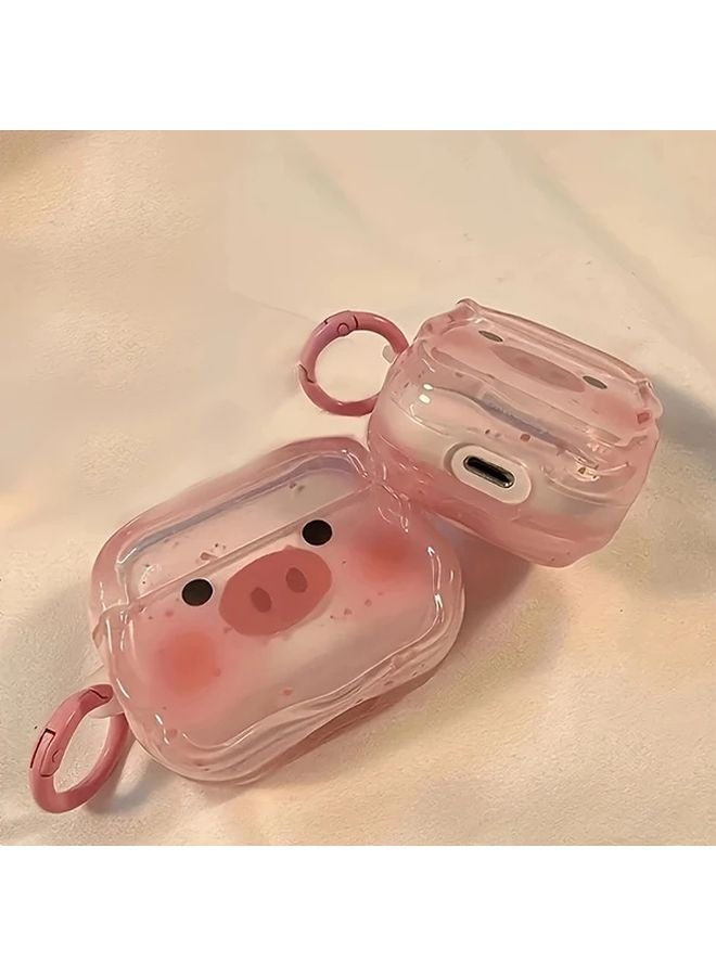 Transparent Cute Pig Face Soft Case for Apple Airpods Pro 2 Protective Cover - Image 3