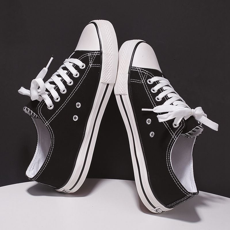 Canvas Shoes Men's Spring and Autumn New Couple's Trendy Harajuku Vintage Men's Casual Shoes Low-top All-match Student Sneakers - Image 4