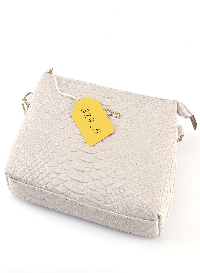 Brothersbox Yellow Price Tags 240pcs, Matte Tags with Strings Attached Marking Merchandise Hang Labels for Christmas Gifts Jewelry Clothing Garage Yard Rummage Sale Supplies 1.69 x 2.75 inch - Image 3