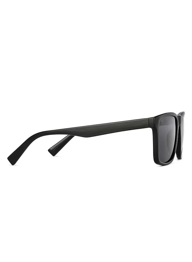 VINCENT CHASE Mirage Full Rim Wayfarer Frame Polarized & UV Protected Sunglasses VC S13981 - 57mm - Black