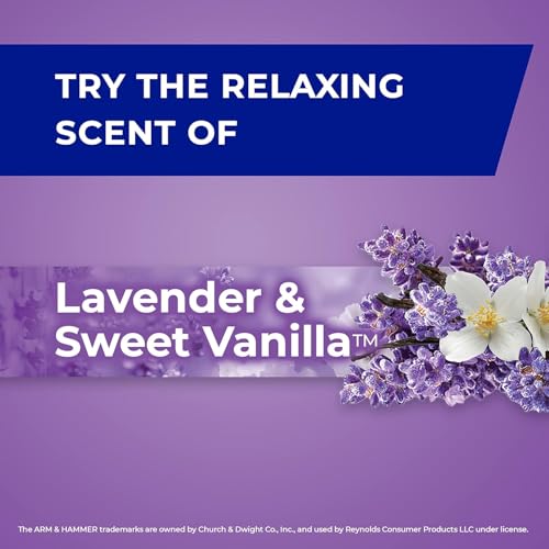 Hefty Small Garbage Bags, Flap Tie, Lavender & Sweet Vanilla Scent, 4 Gallon, 26 Count - Image 4