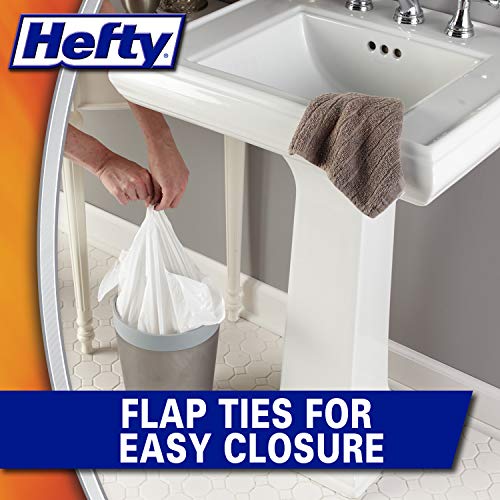 Hefty Small Garbage Bags, Flap Tie, Lavender & Sweet Vanilla Scent, 4 Gallon, 26 Count - Image 3