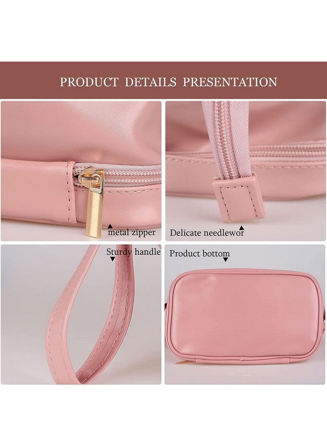 جولدن بيرد حقيبة أدوات الزينة للسفر متعددة الوظائف مع جيوب داخلية لتخزين المكياج والمجوهرات والزينة والعناية بالأدوية وحقيبة مستحضرات التجميل ذات سعة كبيرة للنساء مقاومة للماء (وردي) - Image 5