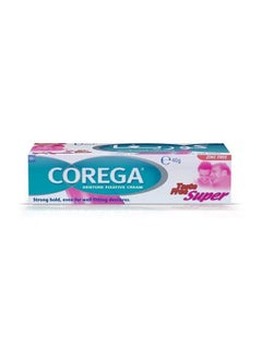COREGA Corega Premium Denture Retainer Cream is tasteless and lasts all day long 40g 