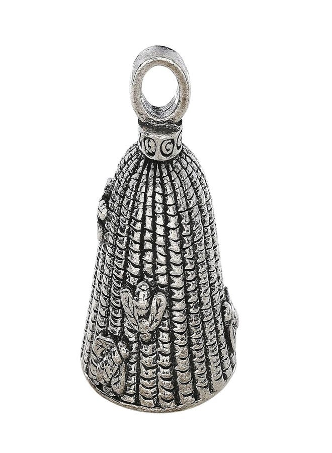 Guardian Bell Bee Skep Good Luck Bell w/Keyring & Black Velvet Gift Bag | Motorcycle Bell | Lead-Free Pewter | Good Luck Gift to Friends & Family | Bike Bell | Made in USA - Image 1