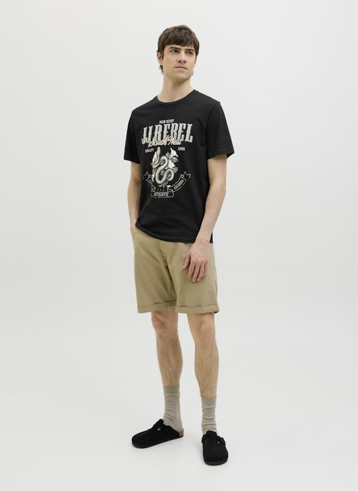 JJ Rebel Graphic Short Sleeve Crew Neck T-Shirt  - Image 4