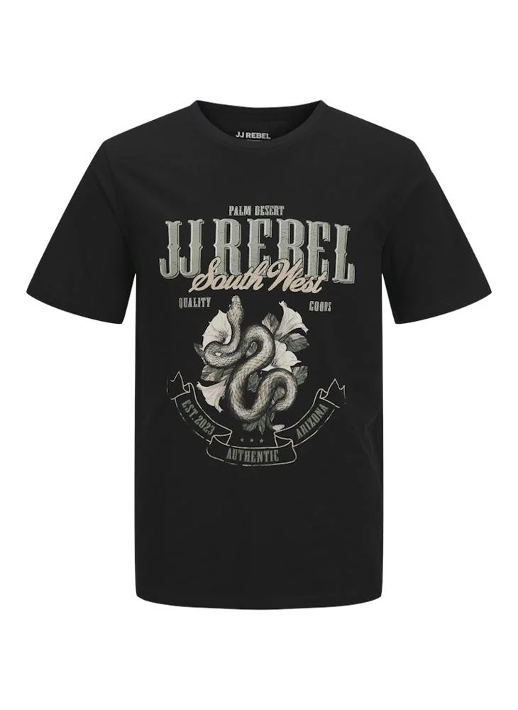 JJ Rebel Graphic Short Sleeve Crew Neck T-Shirt