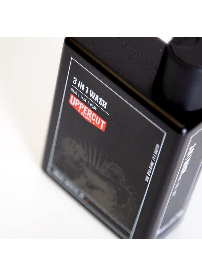 Uppercut Deluxe غسول 3 في 1 للاستخدام على شعر الوجه والجسم، غسول لطيف مناسب لجميع أنواع الشعر، 8 أونصة سائلة. أوز. / 240 مل - Image 5