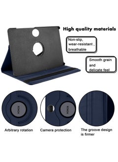 VKL Case Compatible with Honor Pad 9 12.1 Inch Tablet, PU Leather Case 360° Rotatable Multi-Angle Protection Stand Protective Case for Honor Pad 9 (Dark Blue)  - Image 3