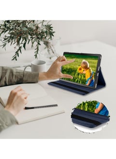 VKL Case Compatible with Honor Pad 9 12.1 Inch Tablet, PU Leather Case 360° Rotatable Multi-Angle Protection Stand Protective Case for Honor Pad 9 (Dark Blue)  - Image 5