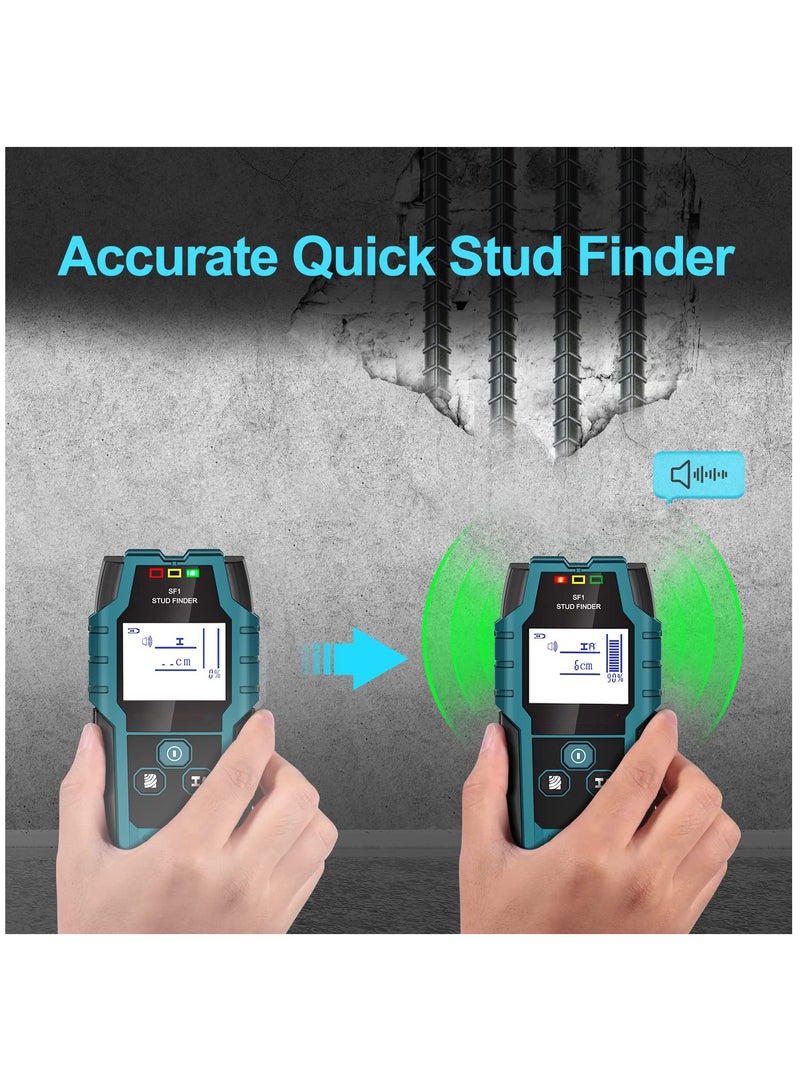Excefore Stud Finder Wall Scanner, SF1 Wall Scanner 4 In 1 Electronic Stud Sensor With Depth Tracker, Unit Change, For Wood, Metal, Cables, Circuits Detect In Walls - Image 5