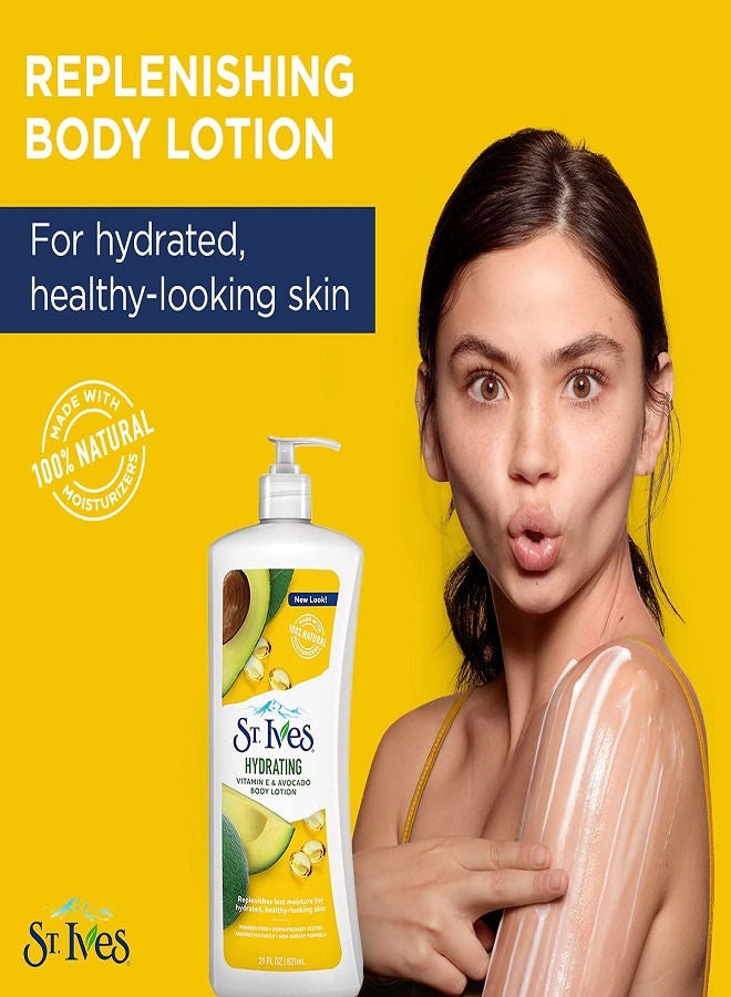 ST. Ives Hydrating Body Lotion Vitamin E & Avocado 621ml - Image 5