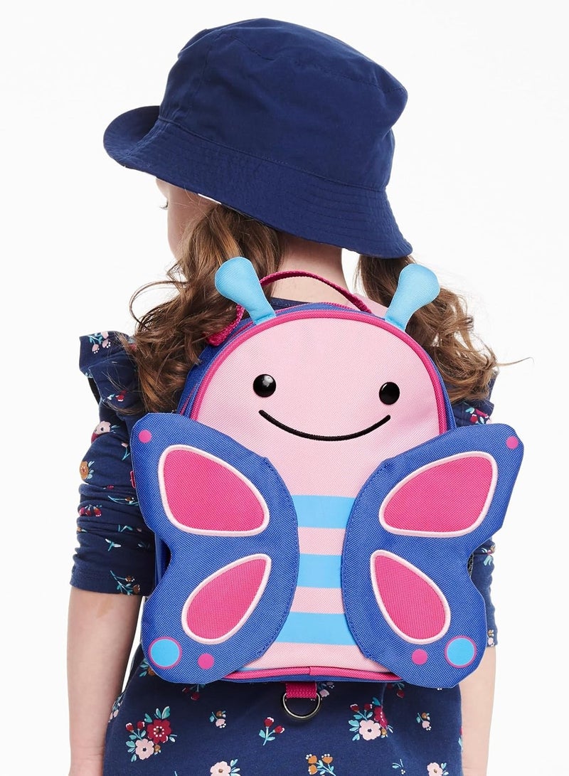 GUDOO Zoo Little Kid and Toddler Safety Harness Backpack, Blossom Butterfly - Image 2