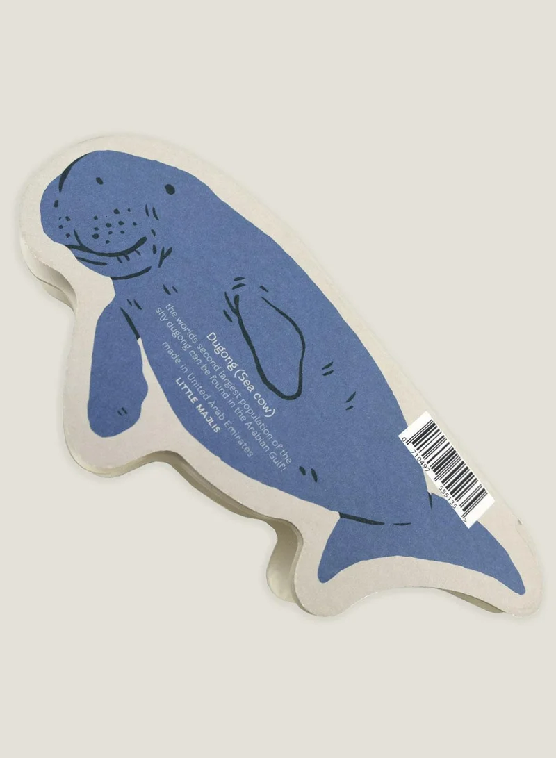 Little Majlis Blue Animal Notepad Cute Design