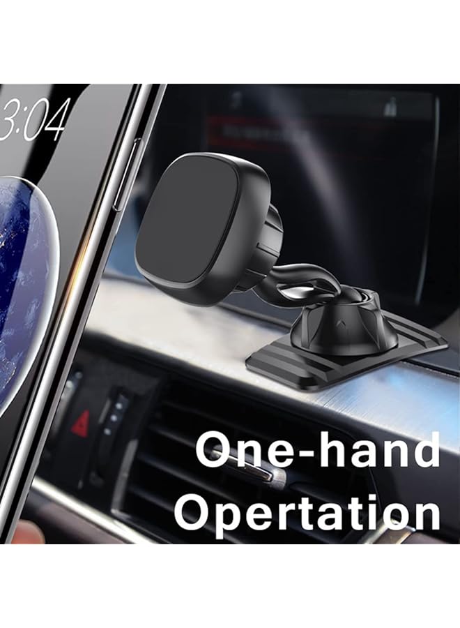 KASTWAVE Phone Holder For Car - Magnetic Car Phone Mount For Vehicle Dashboard, [Double 360 Adjustable Stand] Cell Phone Automobile Cradles With Strong Magnets For Iphone/For Samsung Mobile Phone - Image 3