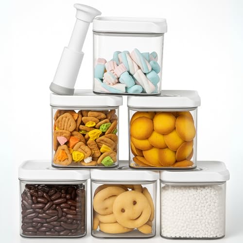 Satpurush Vacuum Fridge Storage Containers - Fridge Organiser Storage Boxes- Kitchen Accessories Items for Home-Freezer & Refrigerator Organizer vegetable storage box (700ML, Pack of 6) - Image 1