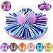 Olee Odee Gear Ball Fidget Toys Steampunk Gear Sphere Stress Relief for Kids Adults 3D Printed Unique Funny Birthday Gift for Christmas White Elephant Stocking Stuffer Easter Ombre Purple Dia 25 - Image 2