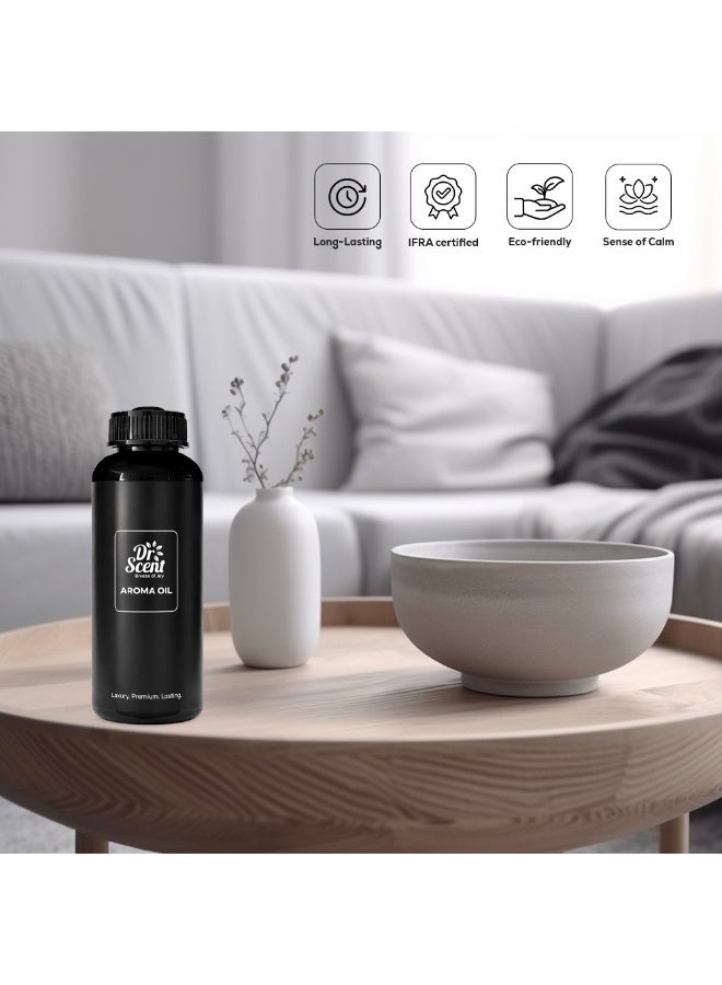 Dr Scent Diffuser Aroma Oil Mandarin (500ml)- Lime, Lavender, Jasmine, Mandarin, Rose, Cedar, Leather and Lily of the Valley Fragrance | Made in UK | for Offices, Homes, Shops & Hotel Rooms - Image 4