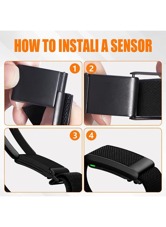 Wristband for WHOOP Band 4.0, Stretchy Nylon Bands, Enhanced Performance, Comfort and Durability,Easy to Use and Adjustable, Compatible with the Whoop Bicep Bands - Image 4