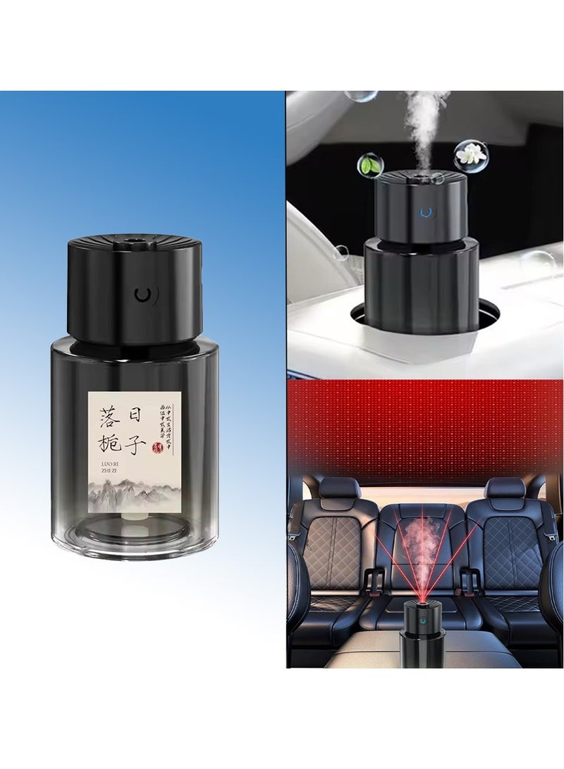 BlueFire 2025 Upgraded 140ml Intelligent Car Air Fragrance Diffuser – Electric Aromatherapy Spray Machine with Starry Sky Projection, Long-Lasting Natural Scent, Glass Bottle Design – for Car, Home, Office & Hotel (USB Plug-In, Portable, 5V/1A) - Image 1