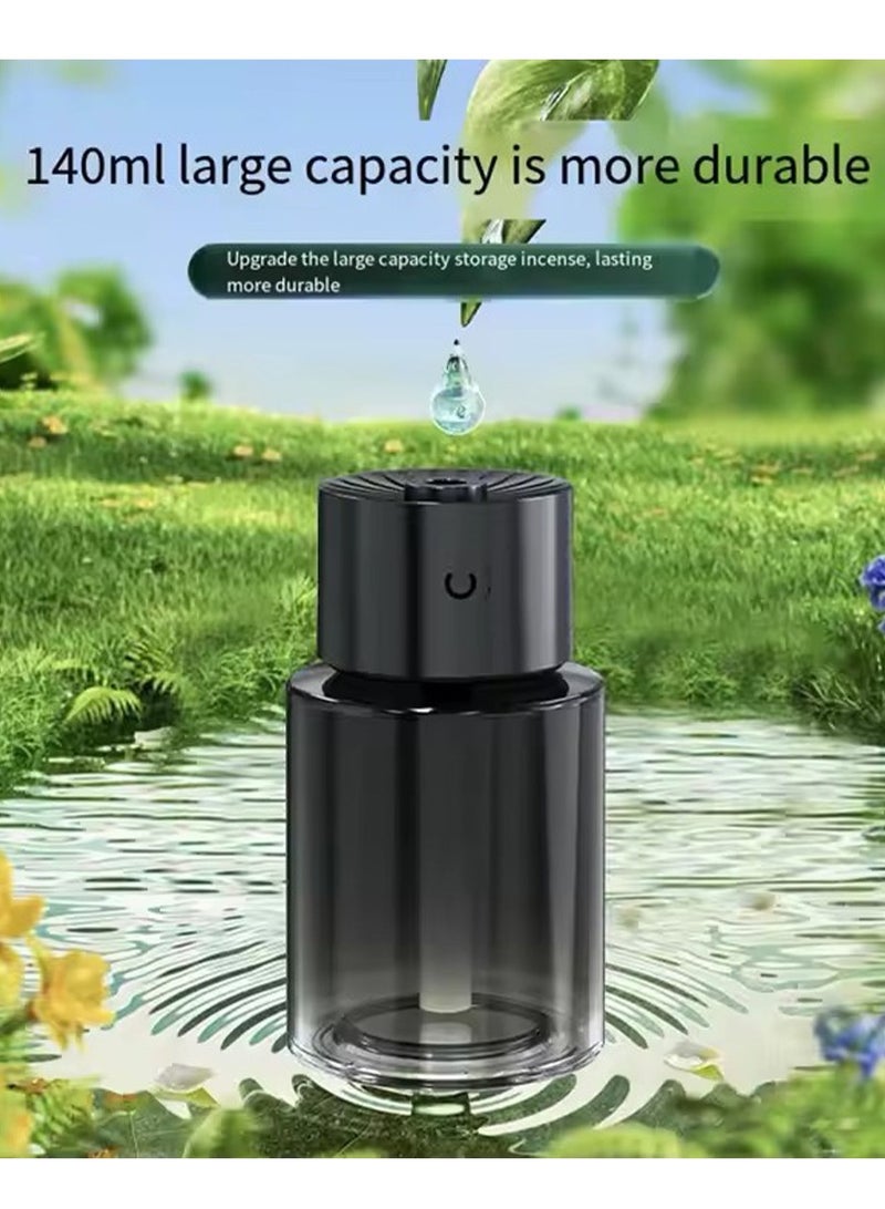 BlueFire 2025 Upgraded 140ml Intelligent Car Air Fragrance Diffuser – Electric Aromatherapy Spray Machine with Starry Sky Projection, Long-Lasting Natural Scent, Glass Bottle Design – for Car, Home, Office & Hotel (USB Plug-In, Portable, 5V/1A) - Image 4