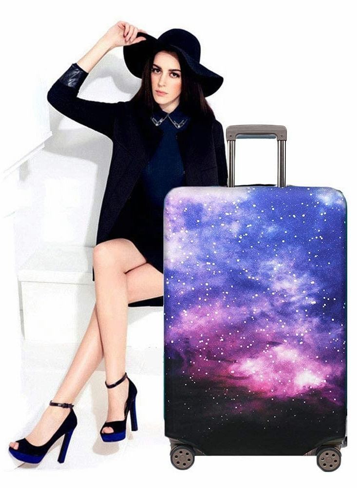 Y&D Travel Luggage Cover for 23-25 Inch Luggage, Spandex Elastic Stretch Fabric - Image 2