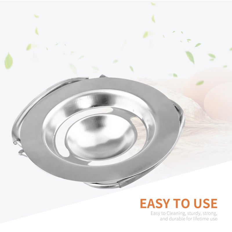 Egg Separator Stainless Steel Egg White Yolk Separator Foldable Egg Filter for Cooking Baking Kitchen Gadget Cooking Tool - Image 5