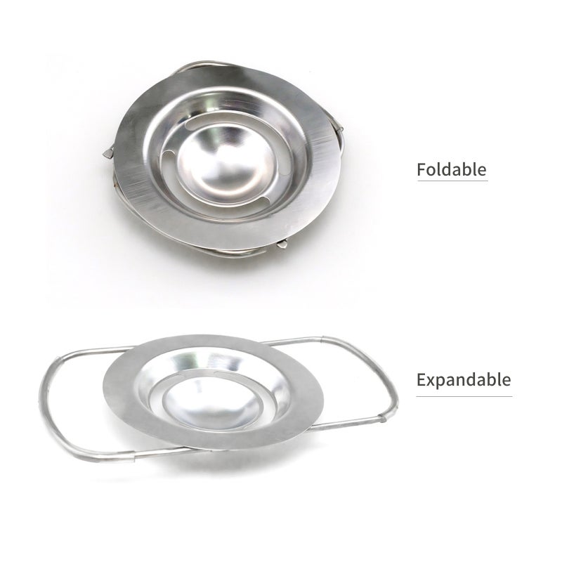 Egg Separator Stainless Steel Egg White Yolk Separator Foldable Egg Filter for Cooking Baking Kitchen Gadget Cooking Tool - Image 3