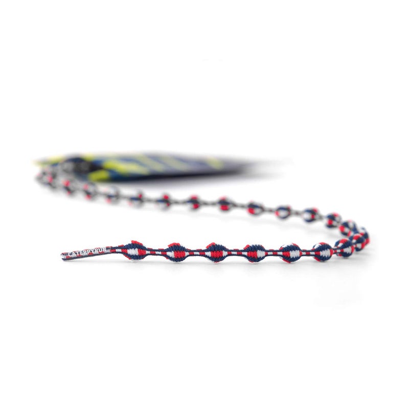 Caterpy RUN - Ultimate No Tie Shoelaces for Adults & Kids - Versatile & Easy-to-Use Shoe Laces - Patriot, Standard, Single Pack - Image 1