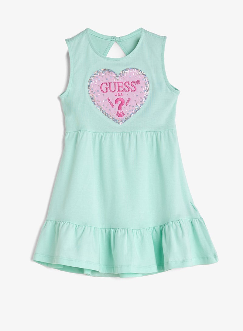 GUESS Kids Graphic Sleeveless Mini Dress - Image 1
