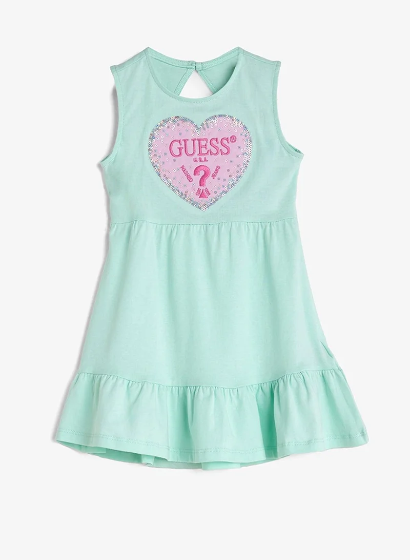 GUESS Kids Graphic Sleeveless Mini Dress