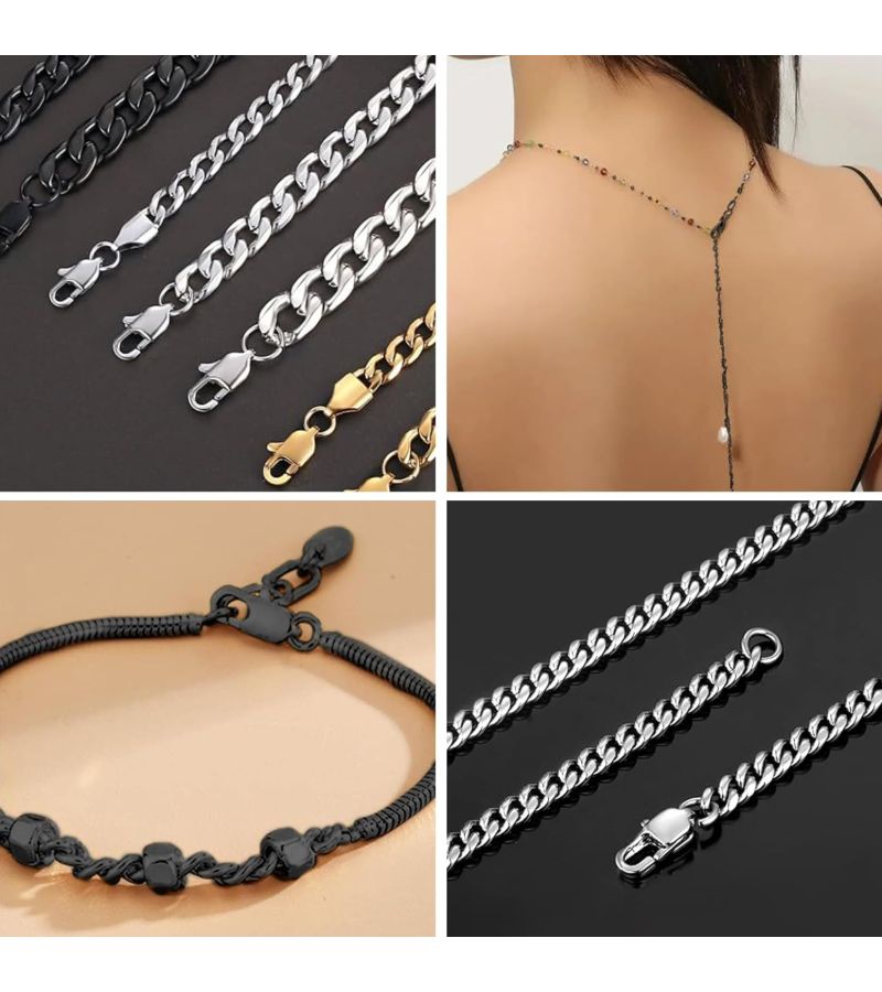 316 Stainless Steel 4pcs Jewelry Making Set For Necklaces Bracelets Craft - Image 2